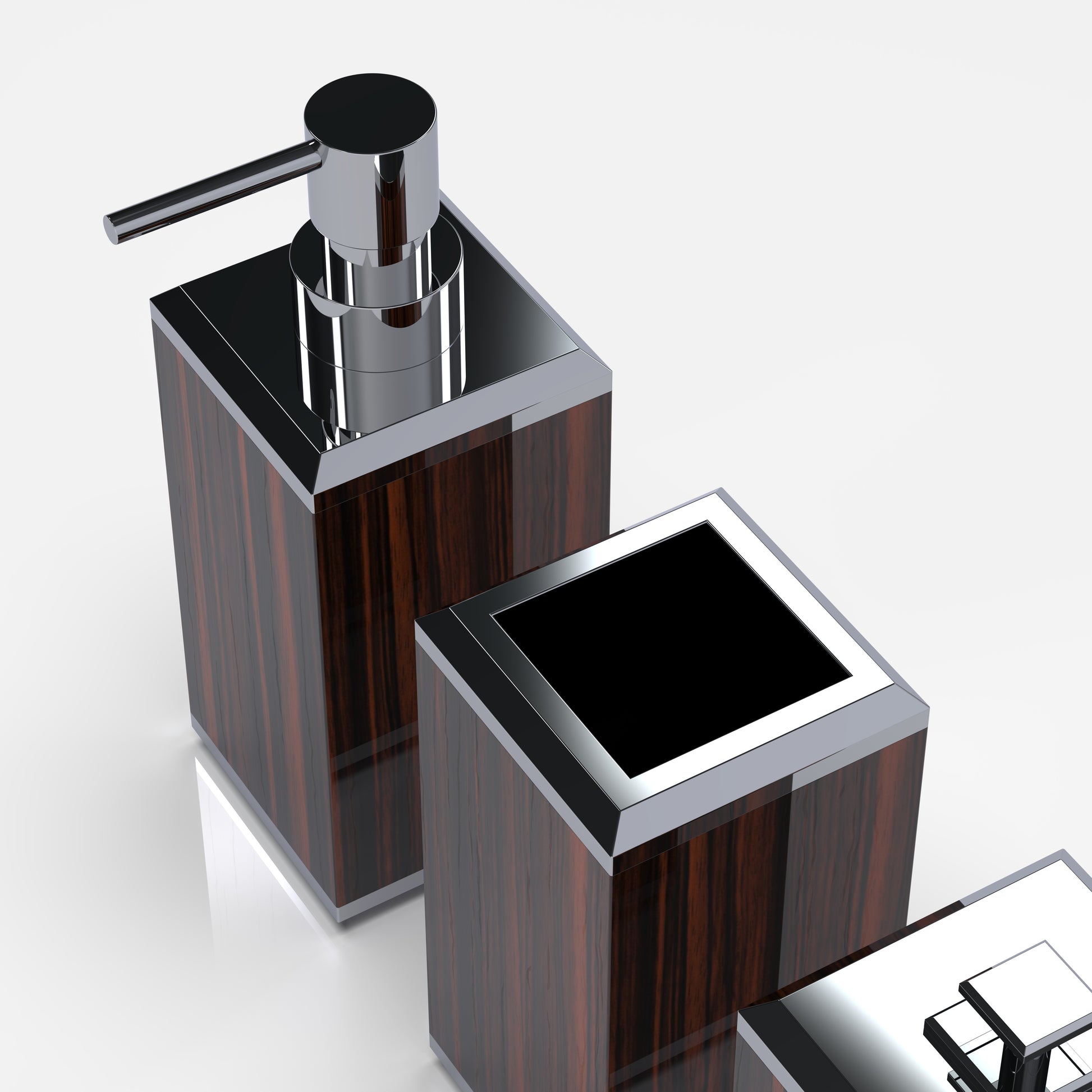 modern banyo sabunluk seti