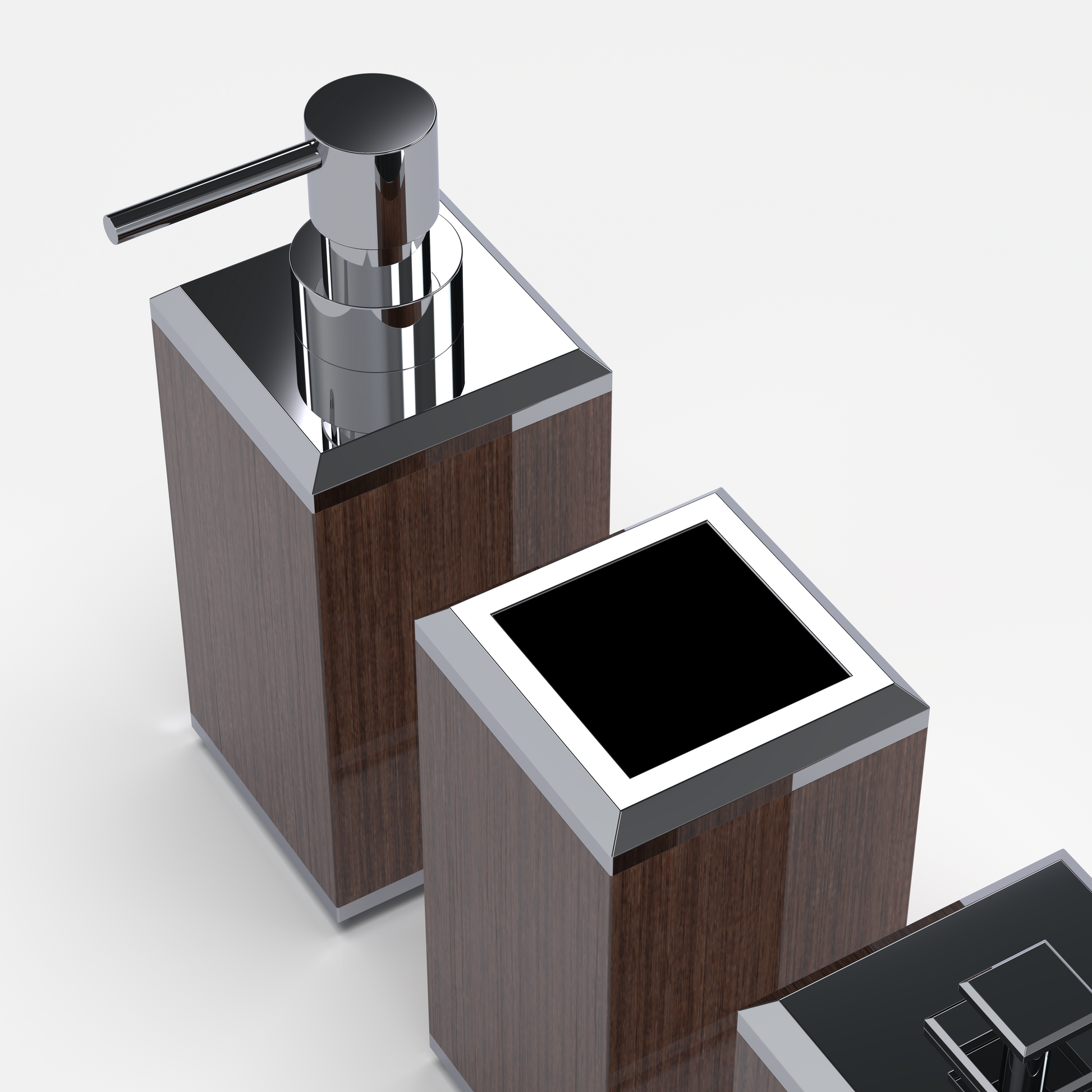 modern banyo sabunluk seti