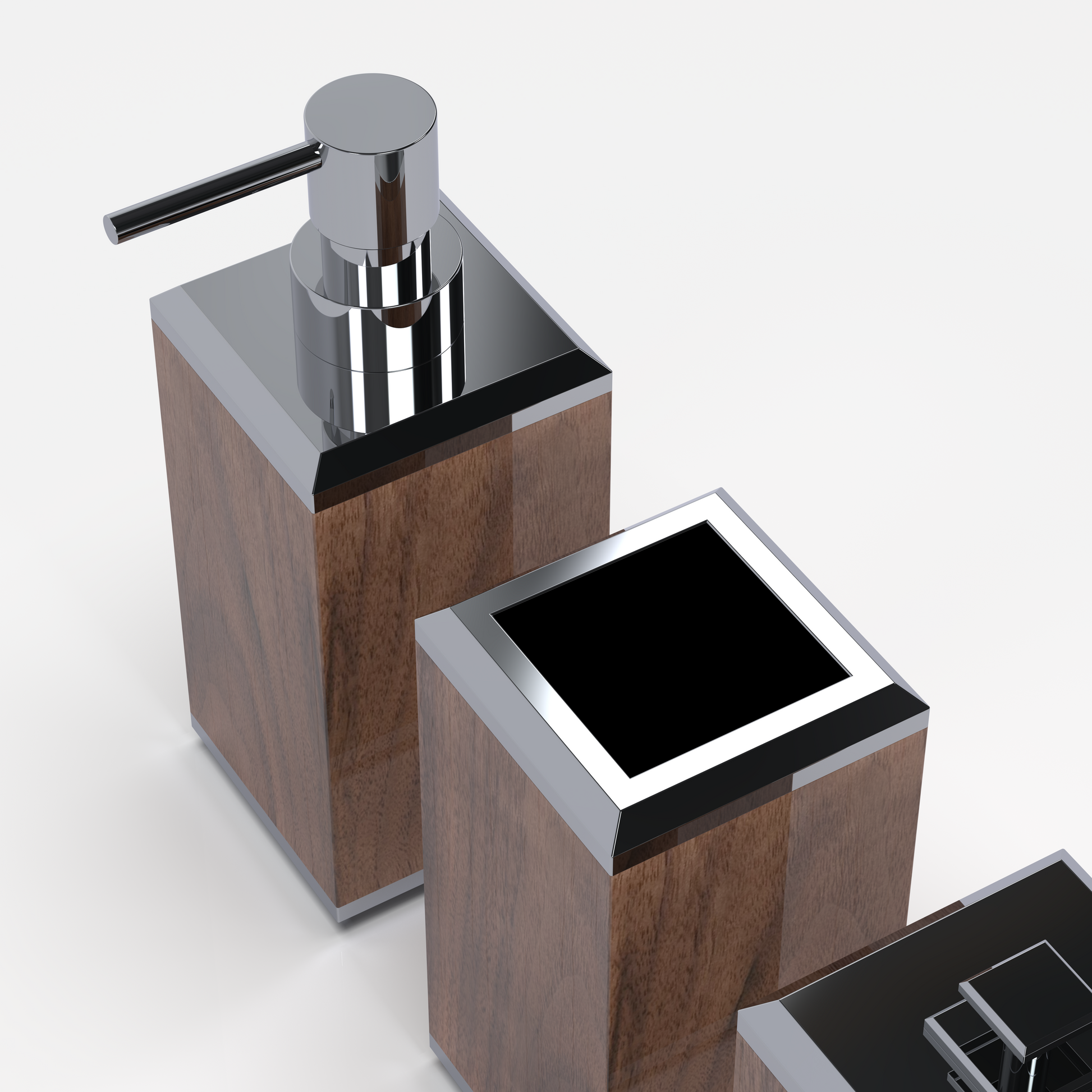 modern banyo sabunluk seti