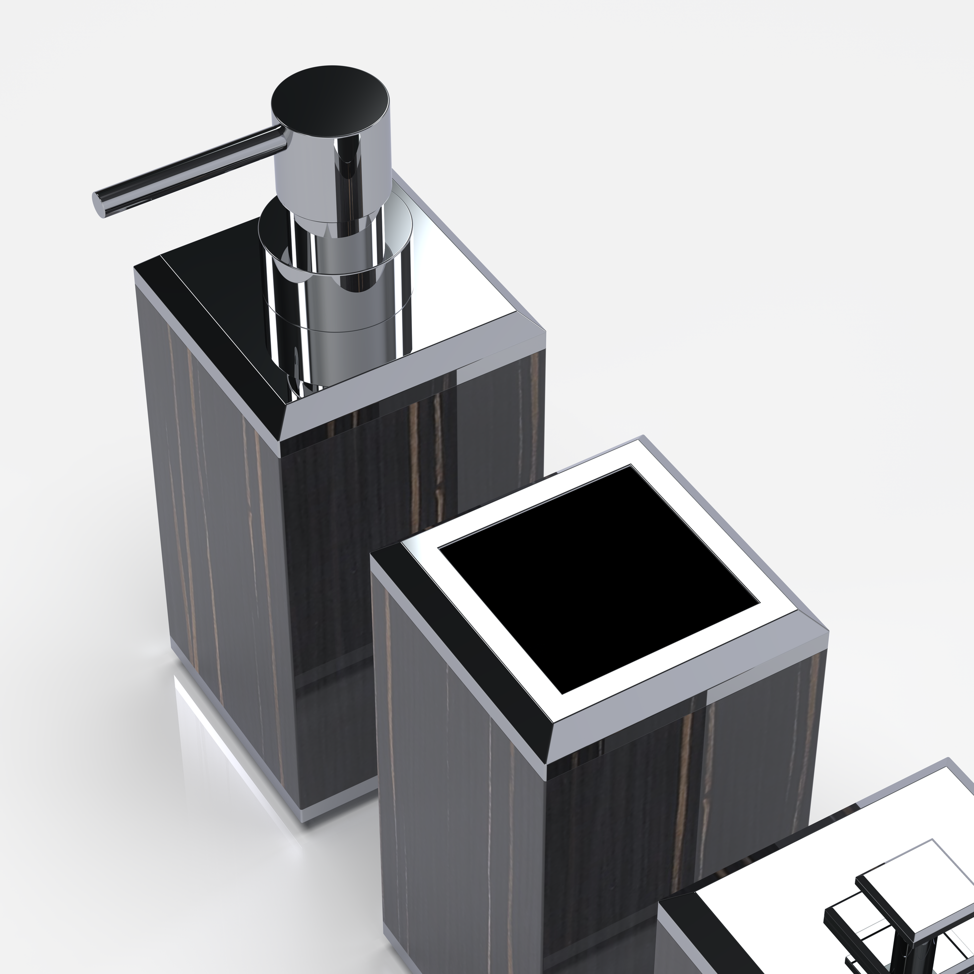 modern banyo sabunluk seti